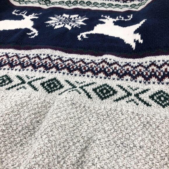 90s deer crewneck sweater 1990s vintage - Picture 2 of 4